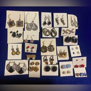 Lot of 23 Pairs of Earrings